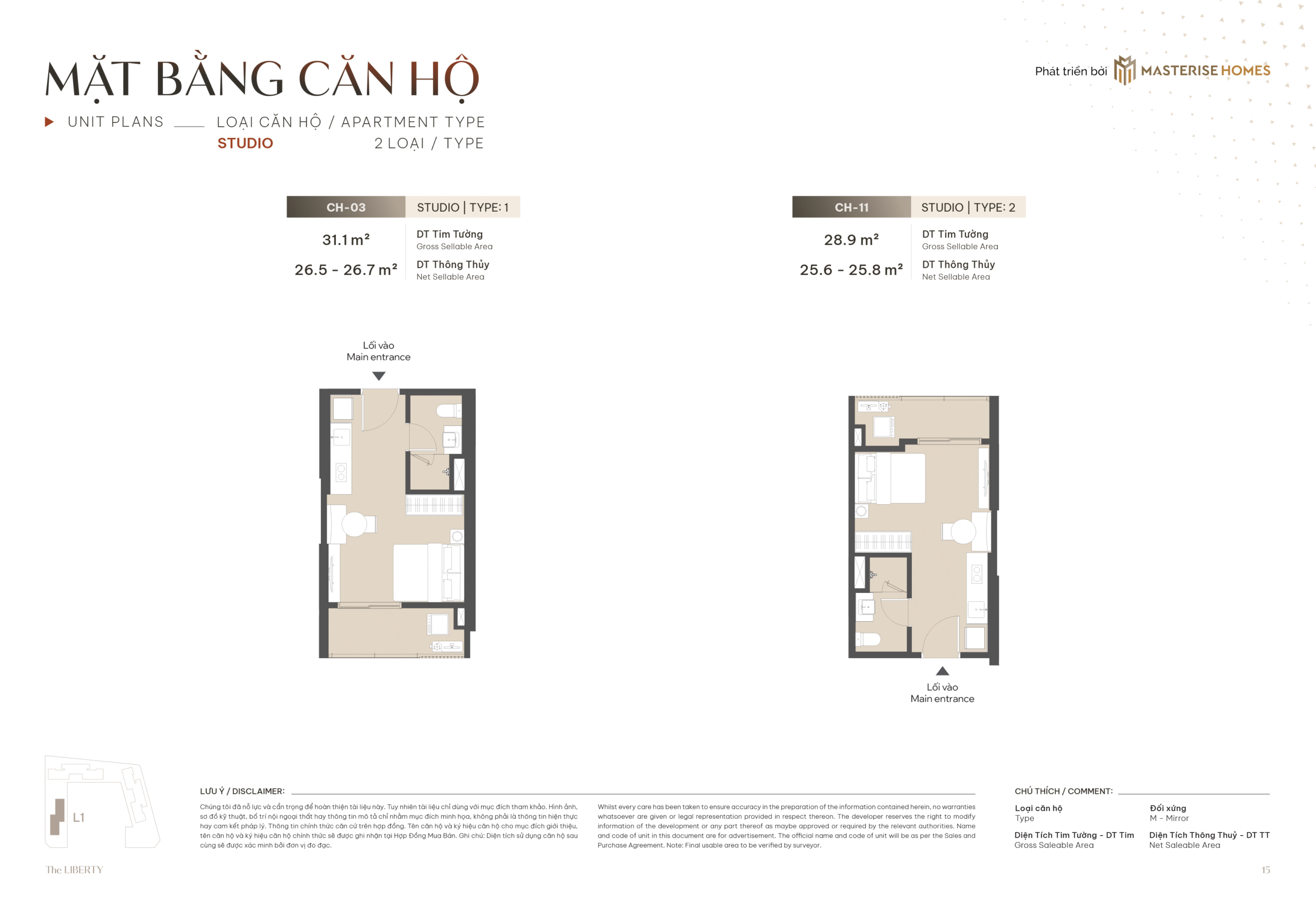 B6L1 - Stu -type 1 31m2