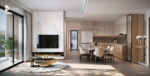 INT 12 3BR living dining room